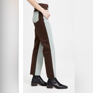 Veda Two-Tone Brown and Seafoam  Women's Pants